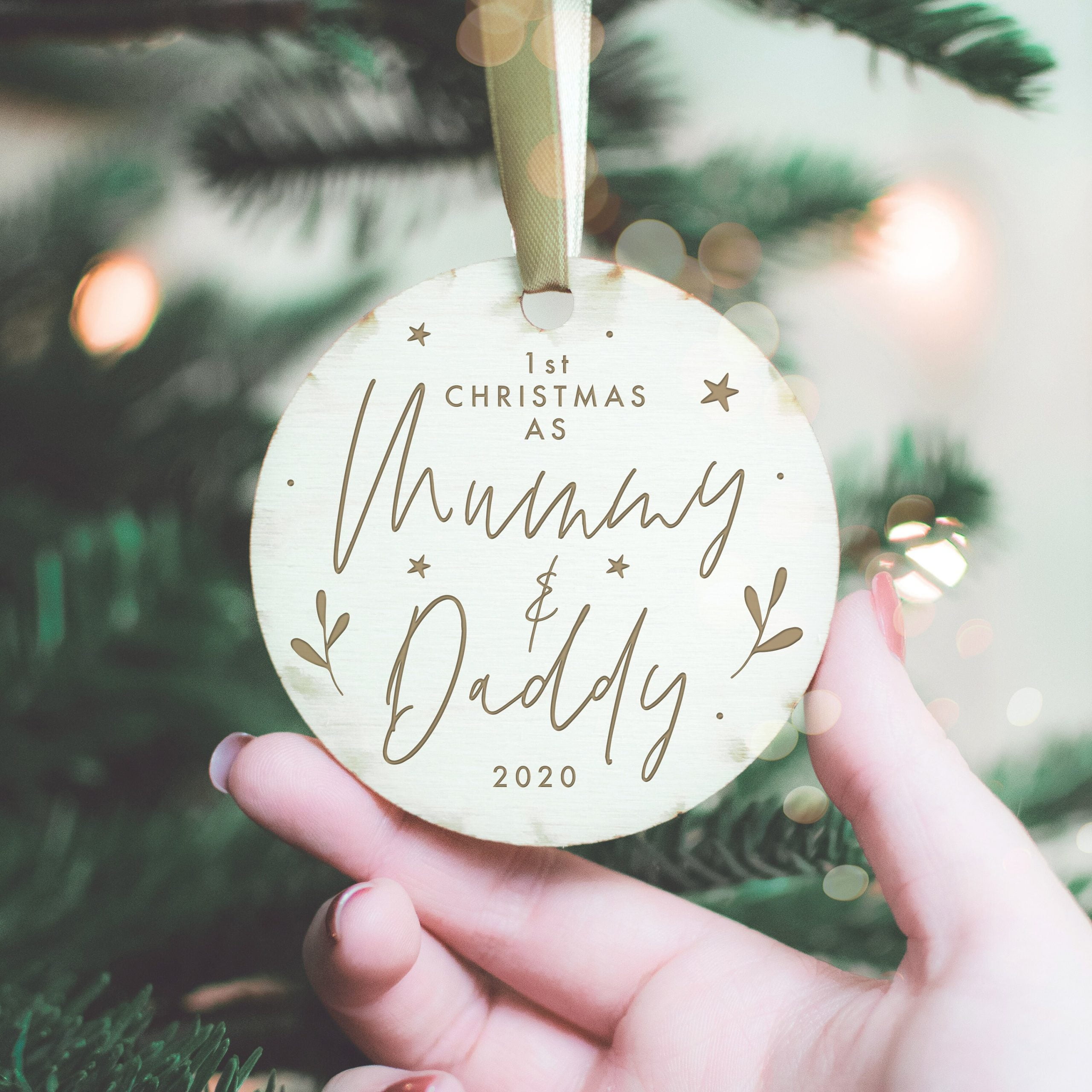 First Christmas as Mummy and Daddy Bauble decoration 1 il_fullxfull.2603362005_tapj.jpg